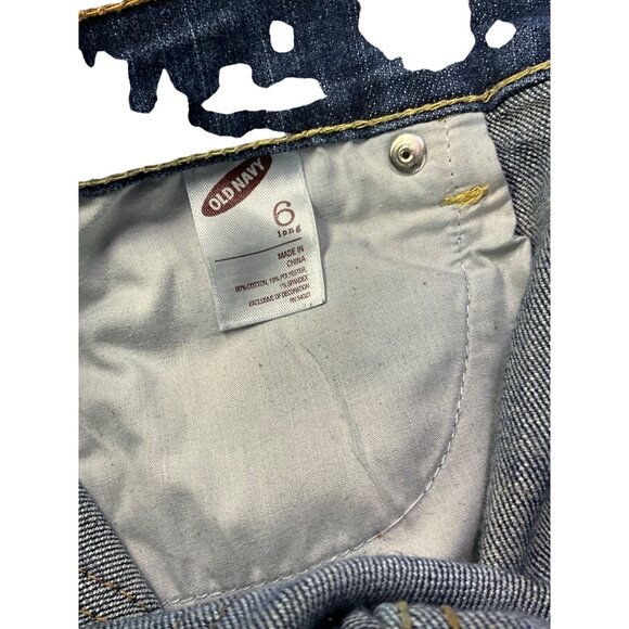 Old Navy The‎ Diva Size 6 Long Denim Bermuda Style Shorts - Picture 7 of 7